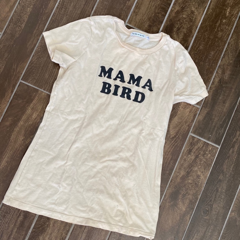 Mama Bird Fitted Tee from The Bee & The Fox